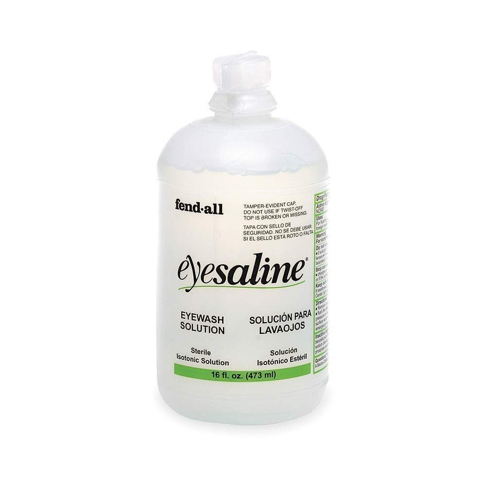 Eyesaline® Personal Sterile Eyewash (16 oz) - First Aid Safety